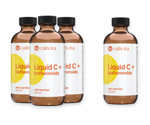 Liquid C Bioflavonoids CaliVita 3+1 gratis 4x240 ml.