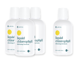 Flüssig Chlorophyll   3+1 gratis (4x473 ml.)